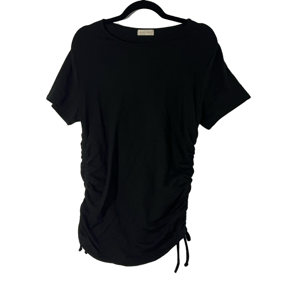 Frankie & Skylarr Classic Black Ruched Women's Top